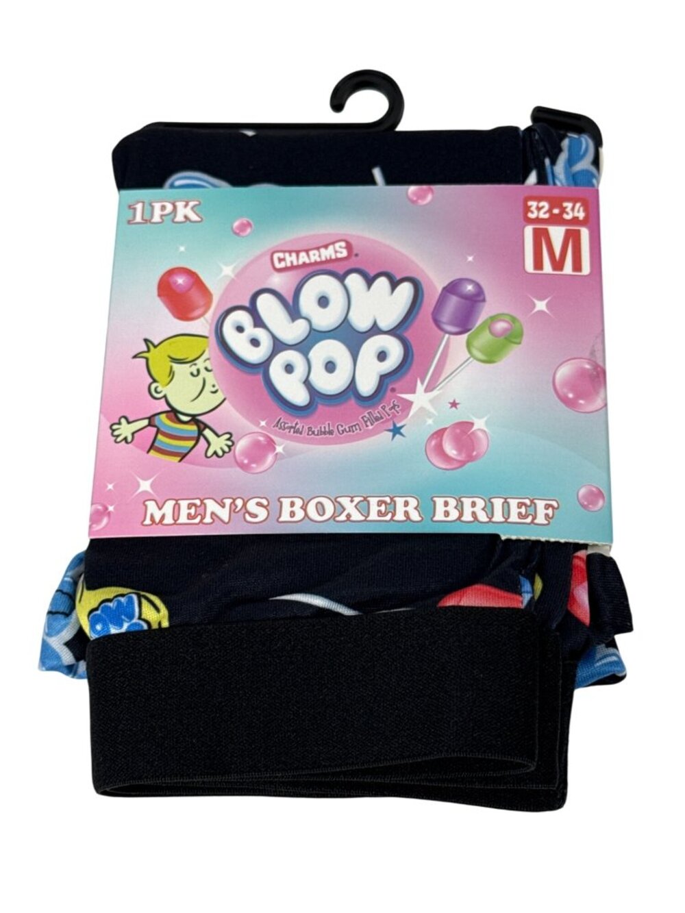 Blow Pop Mens Boxer Briefs M Candy Graphic Novelty Underwear